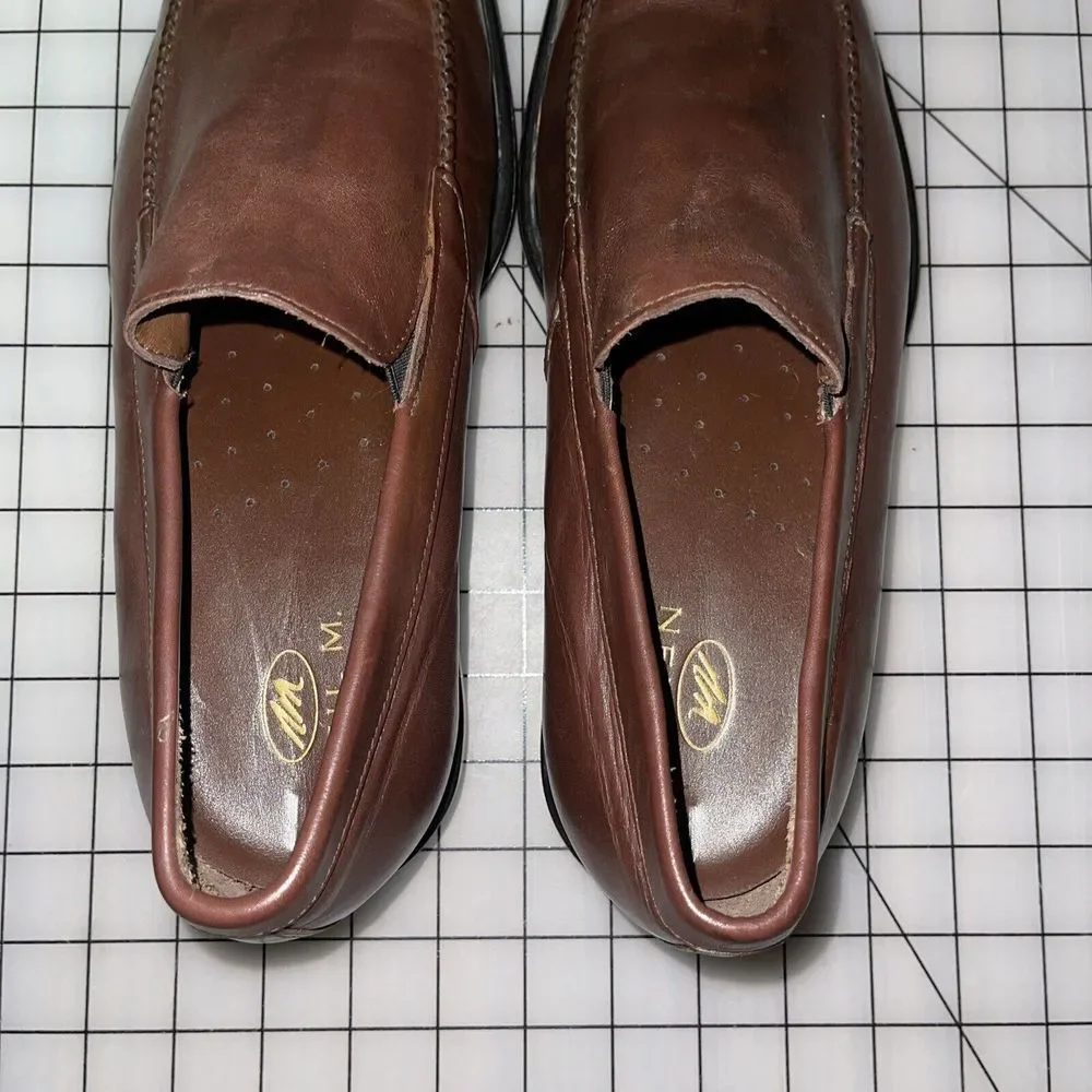 Neil M Men's Shoes 11 EEE NM121517 Premier Slip On COGNAC Shoes‎ EUC